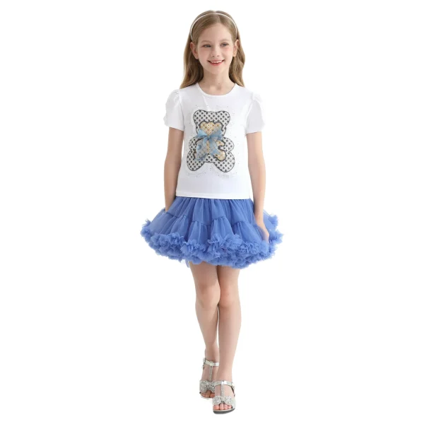 Multicolor Natalie Bear Skirt Outfit