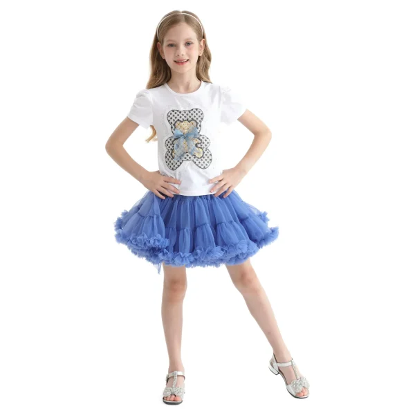 Multicolor Natalie Bear Skirt Outfit