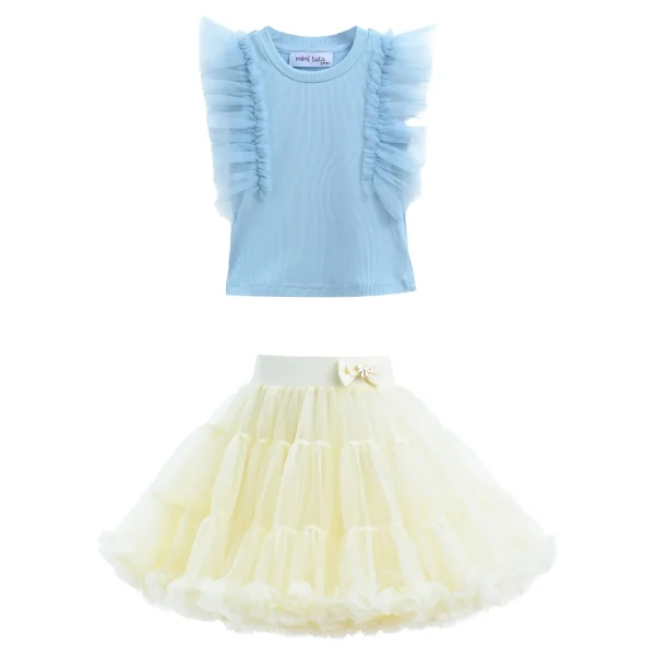 Multicolor Pomona Ruffle Skirt Outfit