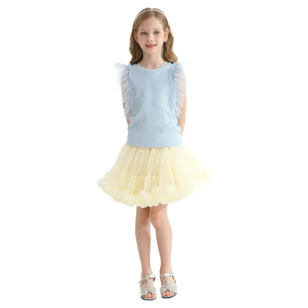 Multicolor Pomona Ruffle Skirt Outfit