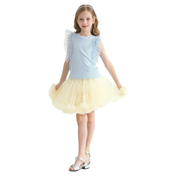 Multicolor Pomona Ruffle Skirt Outfit