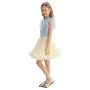 Multicolor Pomona Ruffle Skirt Outfit