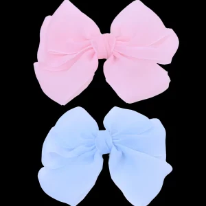 Multicolor Ribbon Bow Hairclip Set