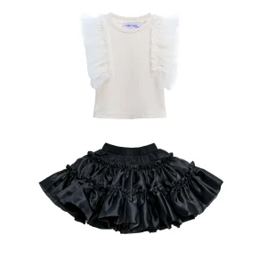 Multicolor Ruth Ruffle Skirt Outfit