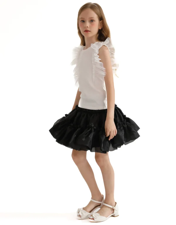 Multicolor Ruth Ruffle Skirt Outfit