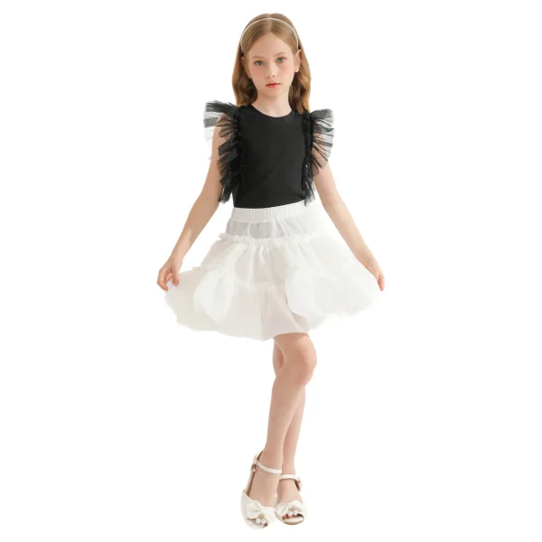 Multicolor Siena Ruffle Skirt Outfit