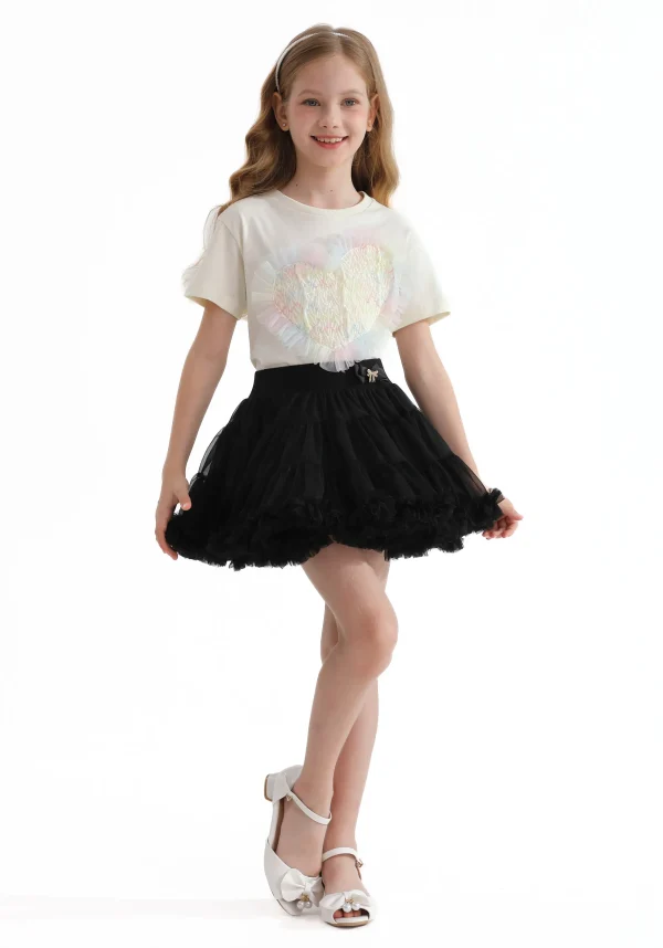 Multicolor Vanessa Heart Skirt Outfit