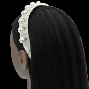 Multicolored Pearl Studded Headband