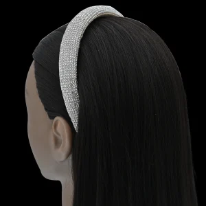 Multicolored Rhinestone Embossed Headband