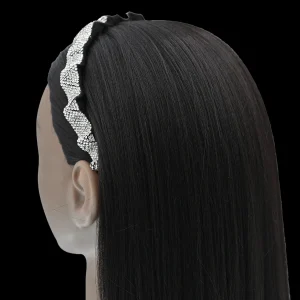 Multicolored Scrunched Rhinestone Headband