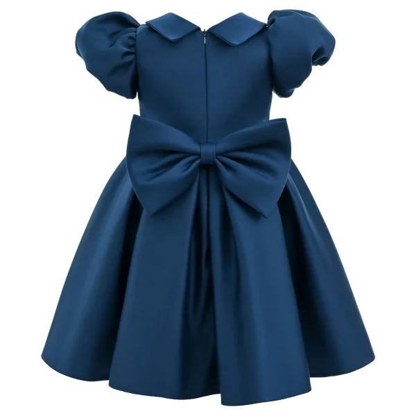 Navy Barrymore Teacup Button Dress