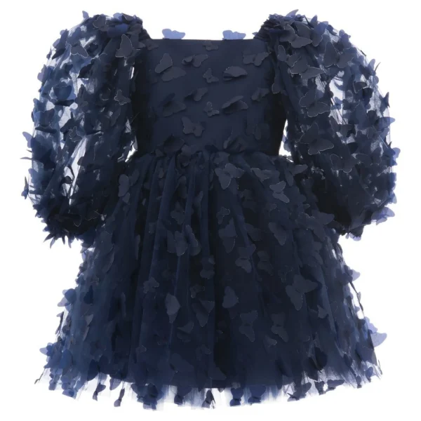 Navy Bell Mariposa Dress