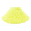 Neon Yellow Bow Tutu Skirt