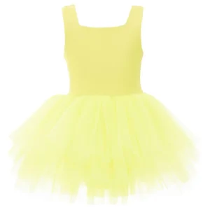 Neon Yellow Tulle Tutu Dress