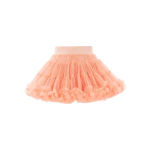 Orange Peach Bow Tutu Skirt