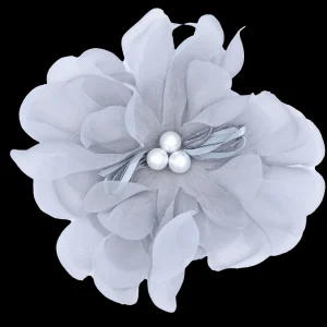 Pearl Ribbon Flower Hairclip