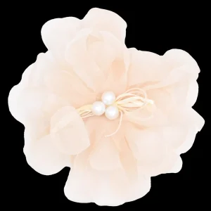 Pearl Ribbon Flower Hairclip