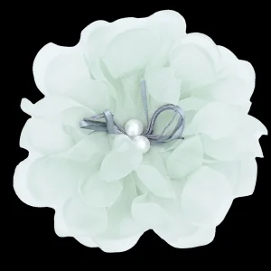 Pearl Ribbon Flower Hairclip