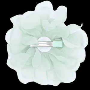 Pearl Ribbon Flower Hairclip