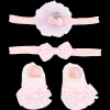 Pink Bow and Flower Gift Set