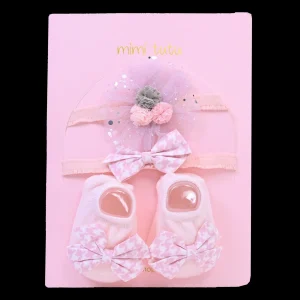 Pink Bow and Flower Gift Set