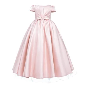 Pink Bow Long Brea Dress