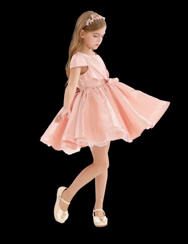 Pink Bow Short Solera Dress