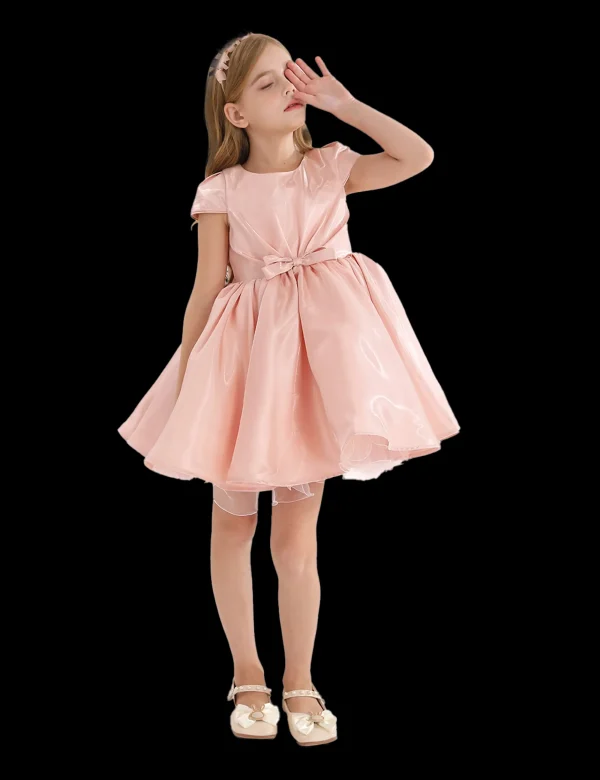 Pink Bow Short Solera Dress