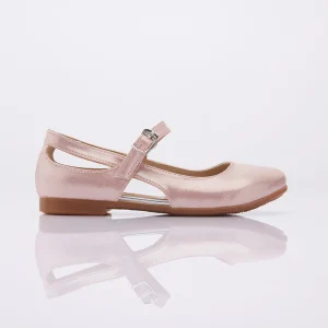 Pink Cut-Out Flats