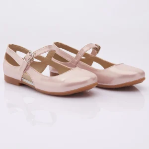 Pink Cut-Out Flats