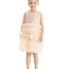 Pink Dionne Tiered Tulle Dress