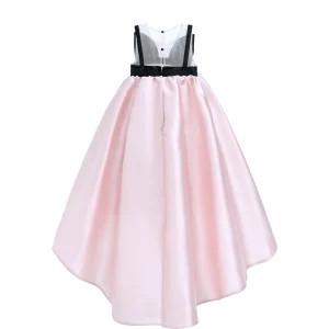 Pink Dress Black Bow Ophelia Dress