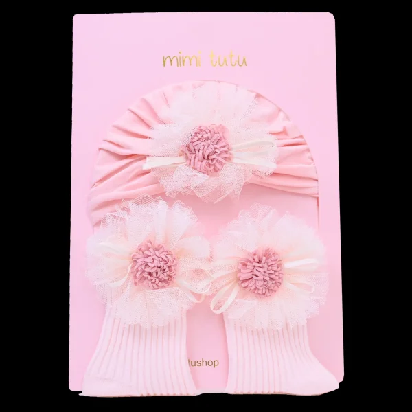 Pink Flower Ivory Petal Gift Set