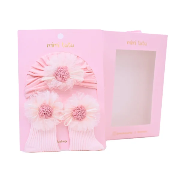 Pink Flower Ivory Petal Gift Set