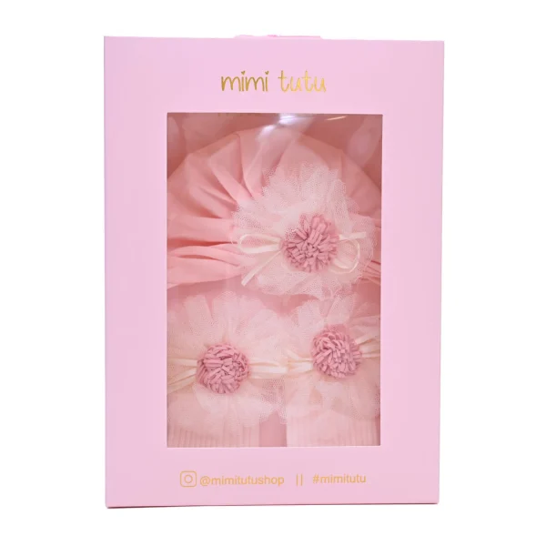 Pink Flower Ivory Petal Gift Set