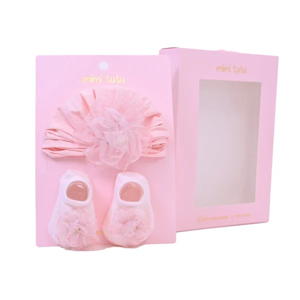 Pink Flower Pastel Gift Set