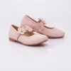 Pink Flower Strap Flats