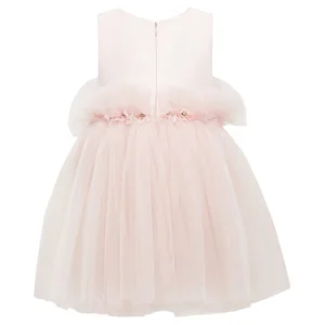 Pink Flower Tulle Dress