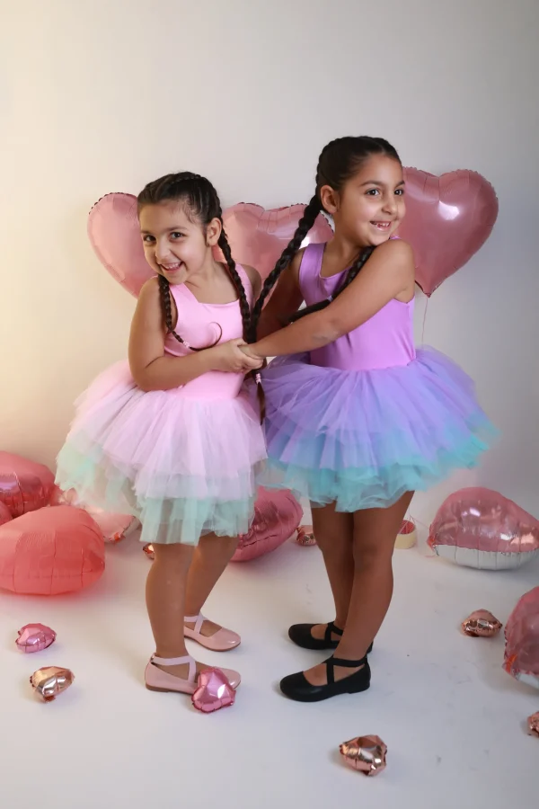 Pink French Rose Tutu Dress