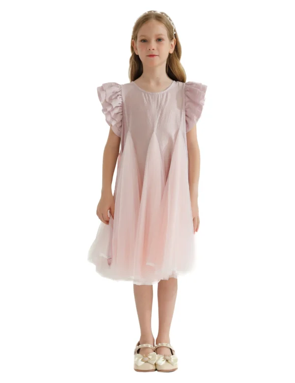 Pink Frill Tulle Dress