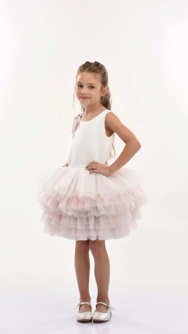 Pink Littlebrook Floral Tulle Dress