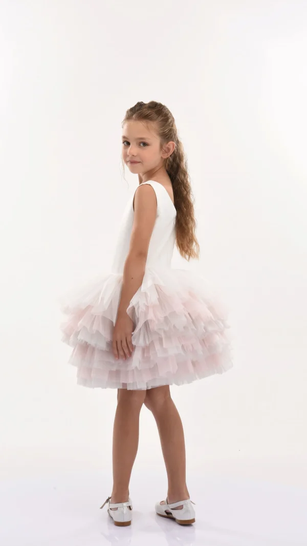 Pink Littlebrook Floral Tulle Dress