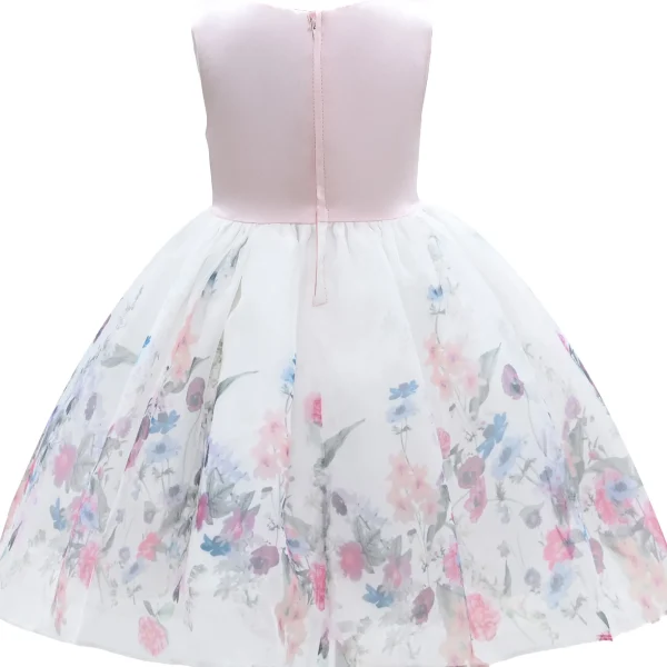 Pink Mabel Floral Garden Organza Dress