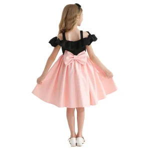 Pink Marbella Summer Bow Dress