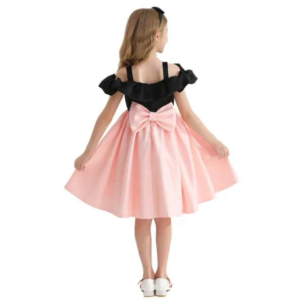 Pink Marbella Summer Bow Dress