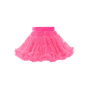 Pink Neon Bow Tutu Skirt