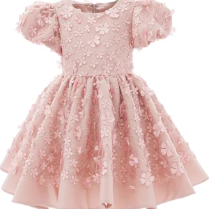 Pink Peach Campisi Floral Dress