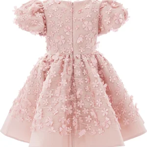 Pink Peach Campisi Floral Dress