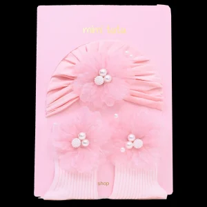 Pink Pearl Flower Gift Set