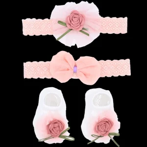 Pink Rose Ribbon and Bow Gift Set